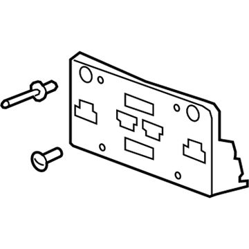 GMC 23462463 License Bracket