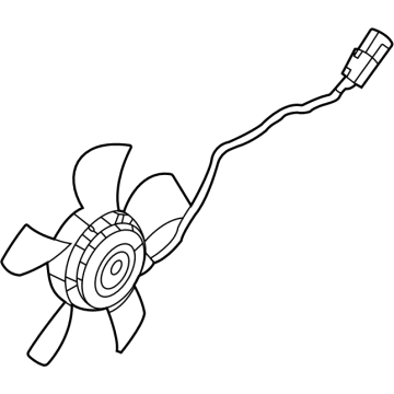 Chevy 84850041 Fan Motor