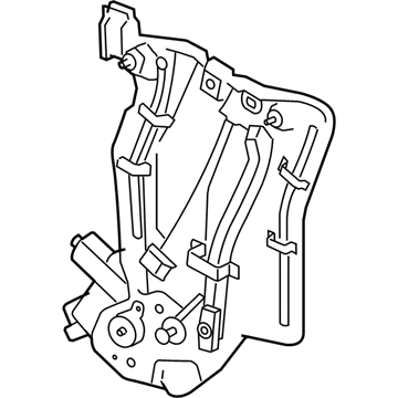 GM 20774593 Quarter Window Regulator Assembly