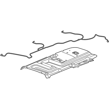 GM 25948171 Module Assembly, Rear Hdlnr Trim *Shale