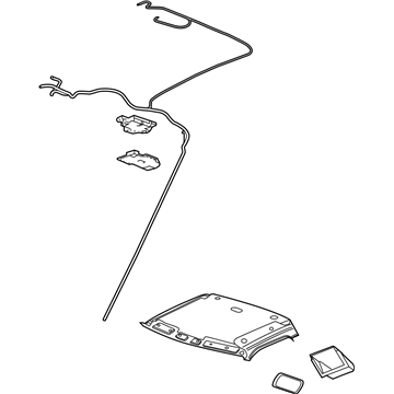 GM 22900554 Module Assembly, Front Headlining Trim <See Guide Conta*Shale