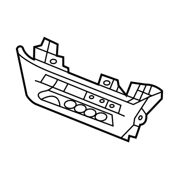 GM 42768991 Control Assembly, Htr & A/C User Interface *Jet Black