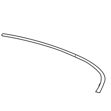 GM 23129911 Molding,Rear Side Door Window Upper Reveal