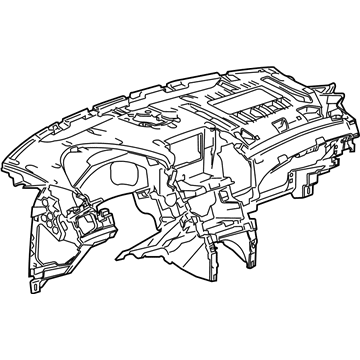 GM 23244325 Carrier Assembly, Instrument Panel