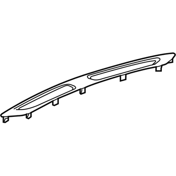 GM 22761647 Grille Assembly, Windshield Defroster Nozzle *Brownstone