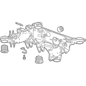 GM 84012323 Cradle Assembly, Rear Suspension