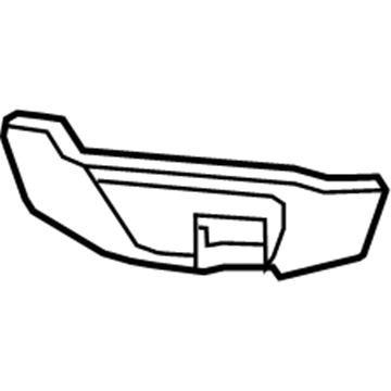 GM 22964637 Panel Assembly, Rear Seat Cushion Trim *Cocoa