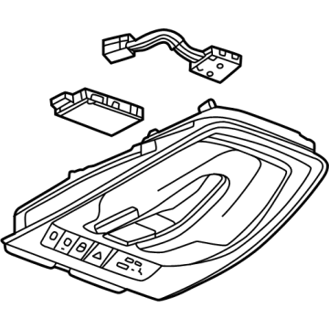 Cadillac 85563327 Map Lamp Assembly