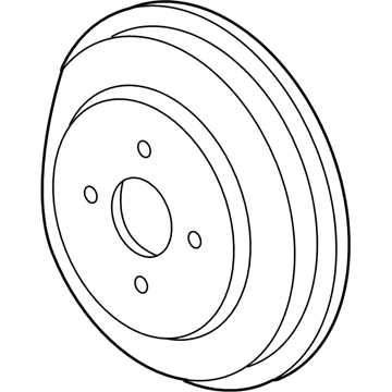 2005 Chevy Cobalt Brake Drum - 22671542