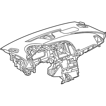 GM 39092108 Panel Assembly, Instrument *Sanguine Red