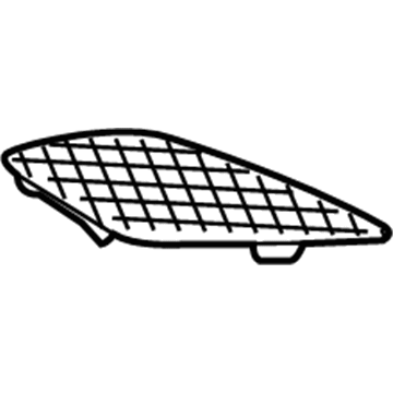 Buick 13306598 Speaker Grille