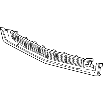 GM 84332217 Molding Assembly, Front Bpr Fascia Lwr *Blk Ice Chrm