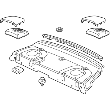 Pontiac 92219122 Package Tray Trim