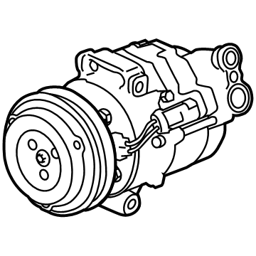 2015 Chevy Sonic A/C Compressor - 42783863