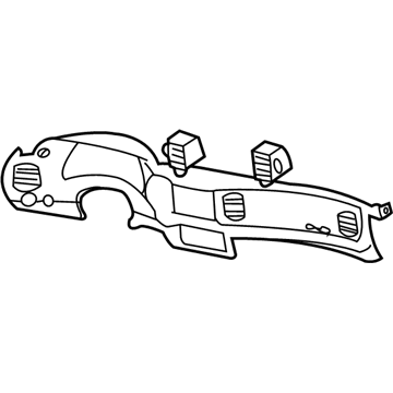 GM 15268982 Plate Assembly, Instrument Panel Cluster Trim *Neutral