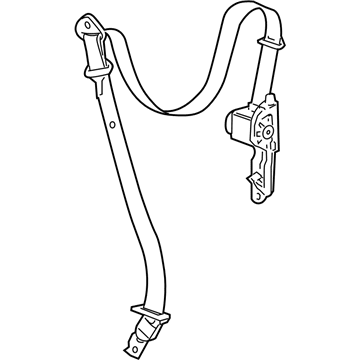 Chevy 19181021 Belt & Retractor