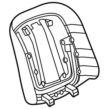 Cadillac 84828077 Seat Back Panel