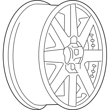 2007 Buick Rainier Spare Wheel - 9594938