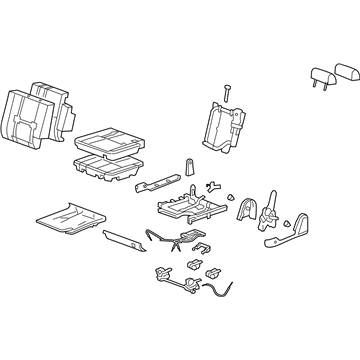 Chevy 15925493 Seat Assembly