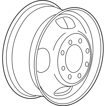 Chevy 22791555 Wheel, Alloy