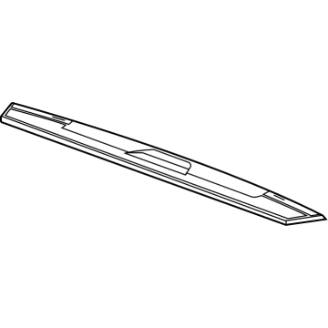 GM 84680095 Molding Assembly, Pubx E/Gate *Black