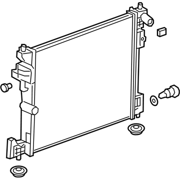Cadillac 84215228 Radiator