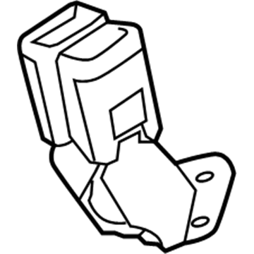 GM 19352848 Rear Seat Belt Kit (Buckle Side) *Shale