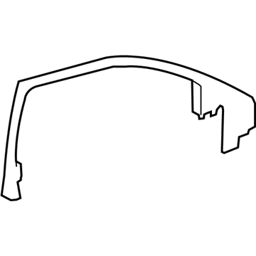 Cadillac 22739167 Window Molding