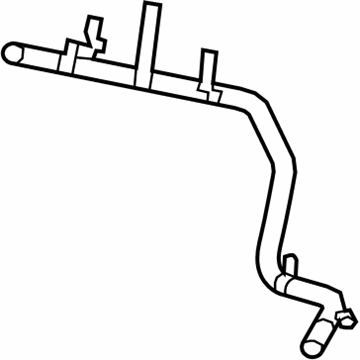 GM 12612857 Radiator Coolant Outlet Pipe Assembly