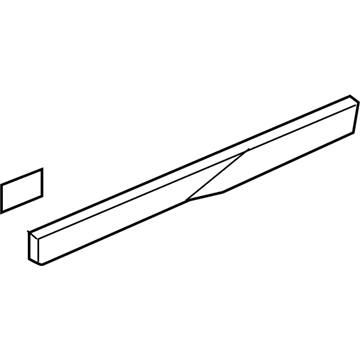 GM 19259500 Molding Asm,Front Side Door Lower (LH) *Service Primer