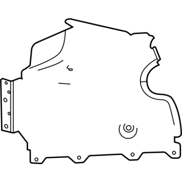 GM 84601514 EXTENSION-FLR PNL TUNPNL RR UPR