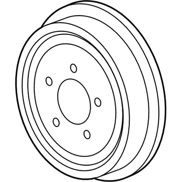 2007 Chevy Malibu Brake Drum - 15808572