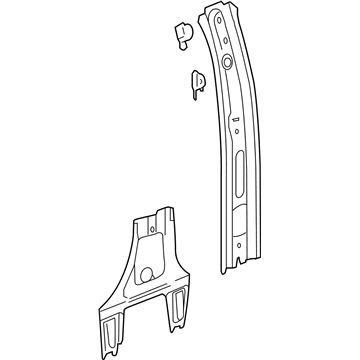 GMC 84554421 Inner Center Pillar