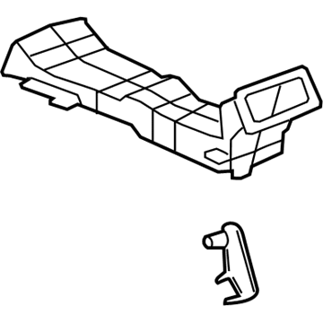 Cadillac 25801211 Rear Duct