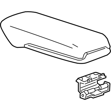 GM 42625008 Armrest Assembly, F/Flr Cnsl *Dark Galvanie