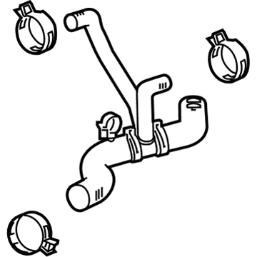 GM 84126760 Hose, Radiator Outlet