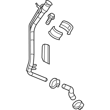 Chevy Cruze Fuel Filler Hose - 23292456