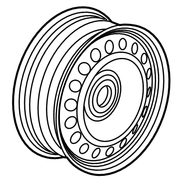 2016 Chevy Cruze Spare Wheel - 42645122