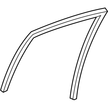 GM 92290689 Weatherstrip Assembly, Rear Side Door Window