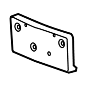 Chevy 22714704 License Bracket