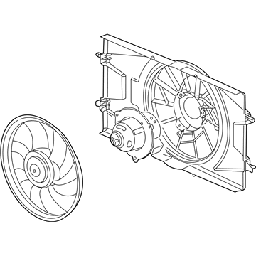 Saturn 15860809 Fan Assembly