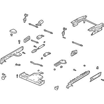 GM 12459447 Adjuster Asm,Passenger Seat