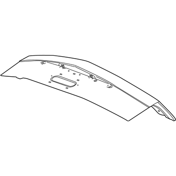 Cadillac 84168369 Trunk Lid