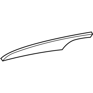 Cadillac 25962719 Upper Molding