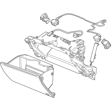 Cadillac 87862428 Glove Box Assembly