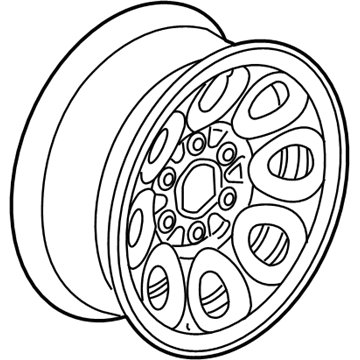 Chevy 9595246 Wheel, Steel