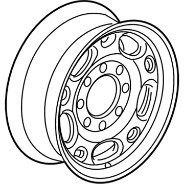 Chevy 12368964 Wheel, Alloy