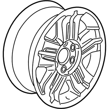 Chevy 9598055 Wheel, Alloy