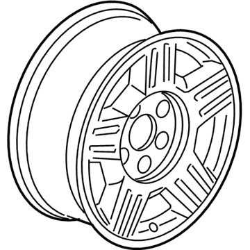 Chevy 9595453 Wheel, Alloy