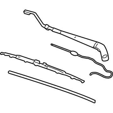 GM 15869741 Arm Assembly, Windshield Wiper